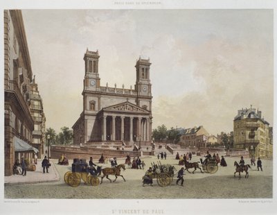 Church of St. Vincent de Paul, Paris, illustration from 